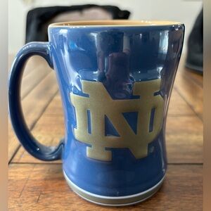Notre Dame Collegiate Blue and Gold Mug made by Boelter Brands Coffee Mug